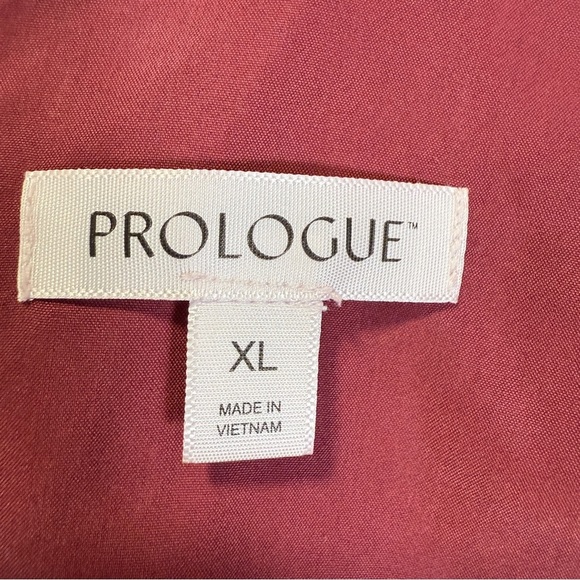 Prologue V-neck Halter Shift Midi Dress, Pink, Size XL - Picture 7 of 8